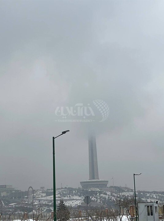 عکس | برج میلاد تهران غیب شد!